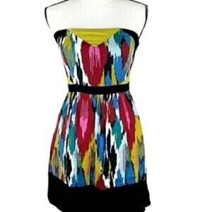 Urban Outfitters Y2K Strapless Boho Mini Dress